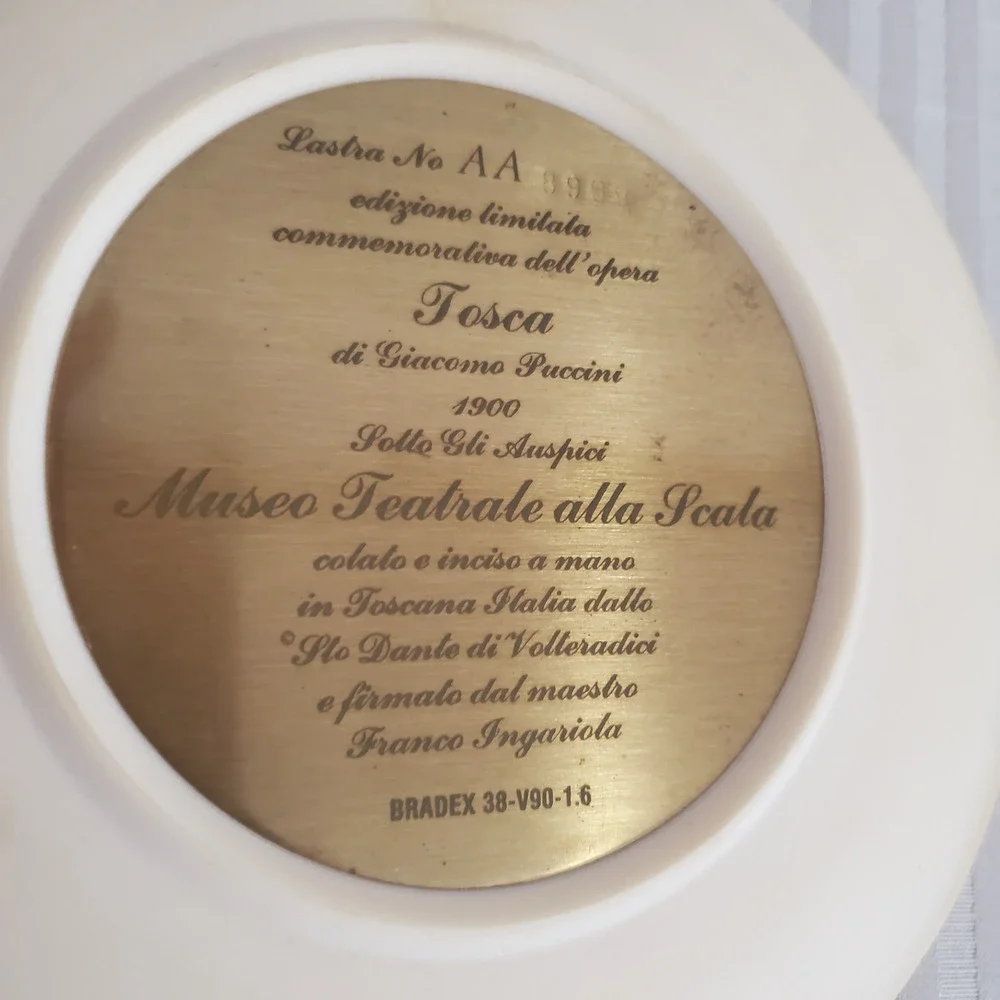 Vtg Alabaster Plates 